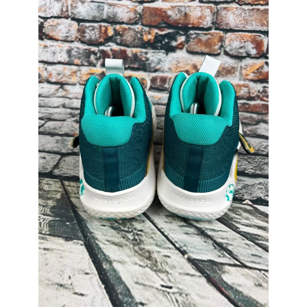 Nike KD Trey 5 Basketball Shoes Sneakers Teal Yellow Clear Jade Sz‎ 13